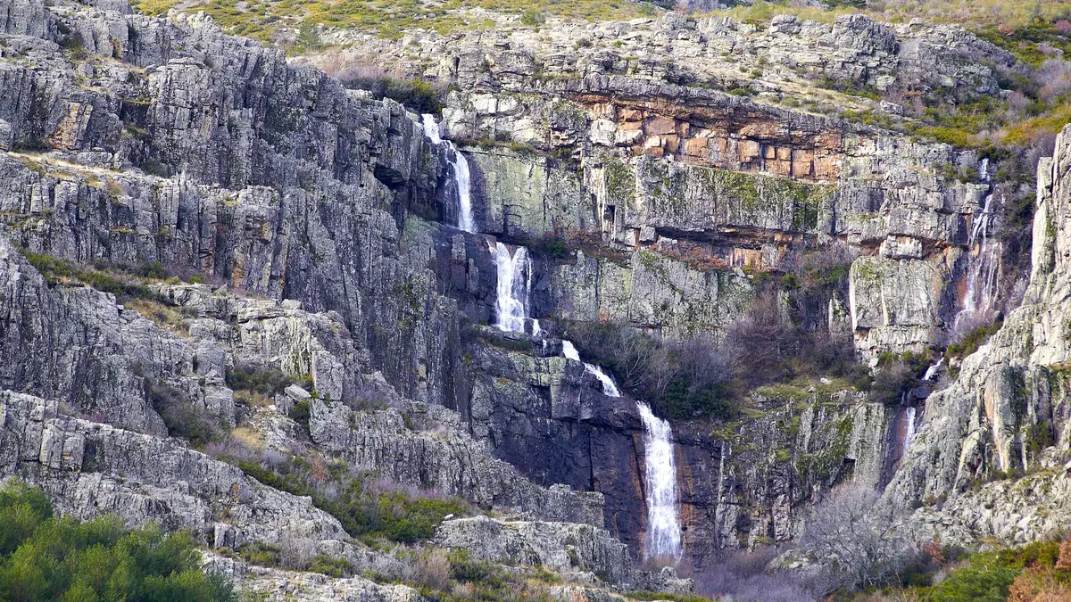 Chorrera de Despeñalagua desde Valverde de los Arroyos